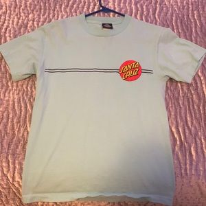 Santa Cruz teal t-shirt